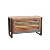 SCHUHSCHRANK Multicolor/Schwarz B: 85cm - Multicolor/Schwarz, Design, Holz/Metall (85/50/35cm) - MID.YOU
