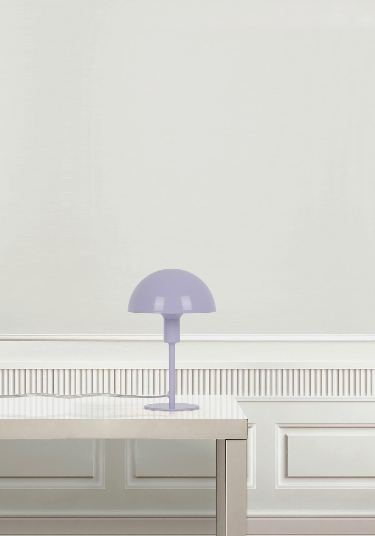 Tischleuchte Ellen Mini Lila D: 16 cm - Lila, Design, Metall (16/25cm) - Nordlux