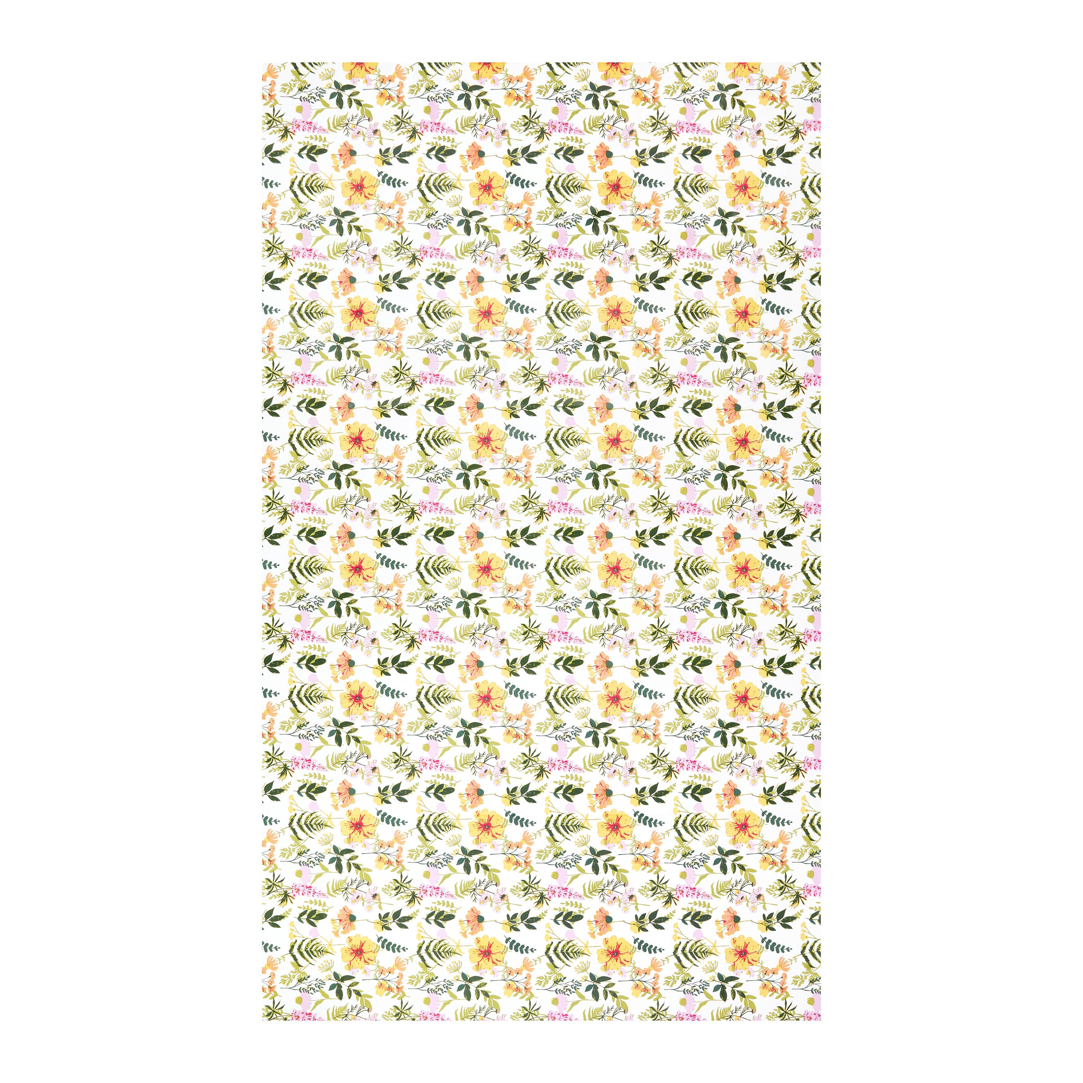 Ubrus Petra, 140/240cm,zelena,žlutá - bílá/růžová, Konvenční, textil (140/240cm) - Modern Living