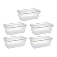 Sada úložných boxů SHOES - čiré, Konvenční, plast (35/20/17,2cm) - Mömax