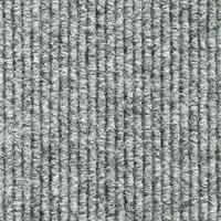 Teppichfliese Hellgrau Solid Rib 50x50 cm Florhöhe 2,5 mm - Hellgrau, Basics, Textil (50/50cm)