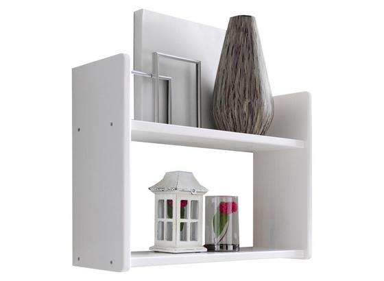 Wandregal Mona B: 60 cm Weiß - Weiß, Basics, Holz (60/45/20cm) - Livetastic Wandregal Mona B: 60 cm Weiß - Weiß, Basics, Holz (60/45/20cm) - Livetastic