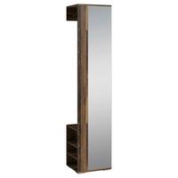 Garderobenschrank Ben B: 40cm Alteiche - Alteiche, MODERN, Glas/Holzwerkstoff (40/184/35cm) - MID.YOU