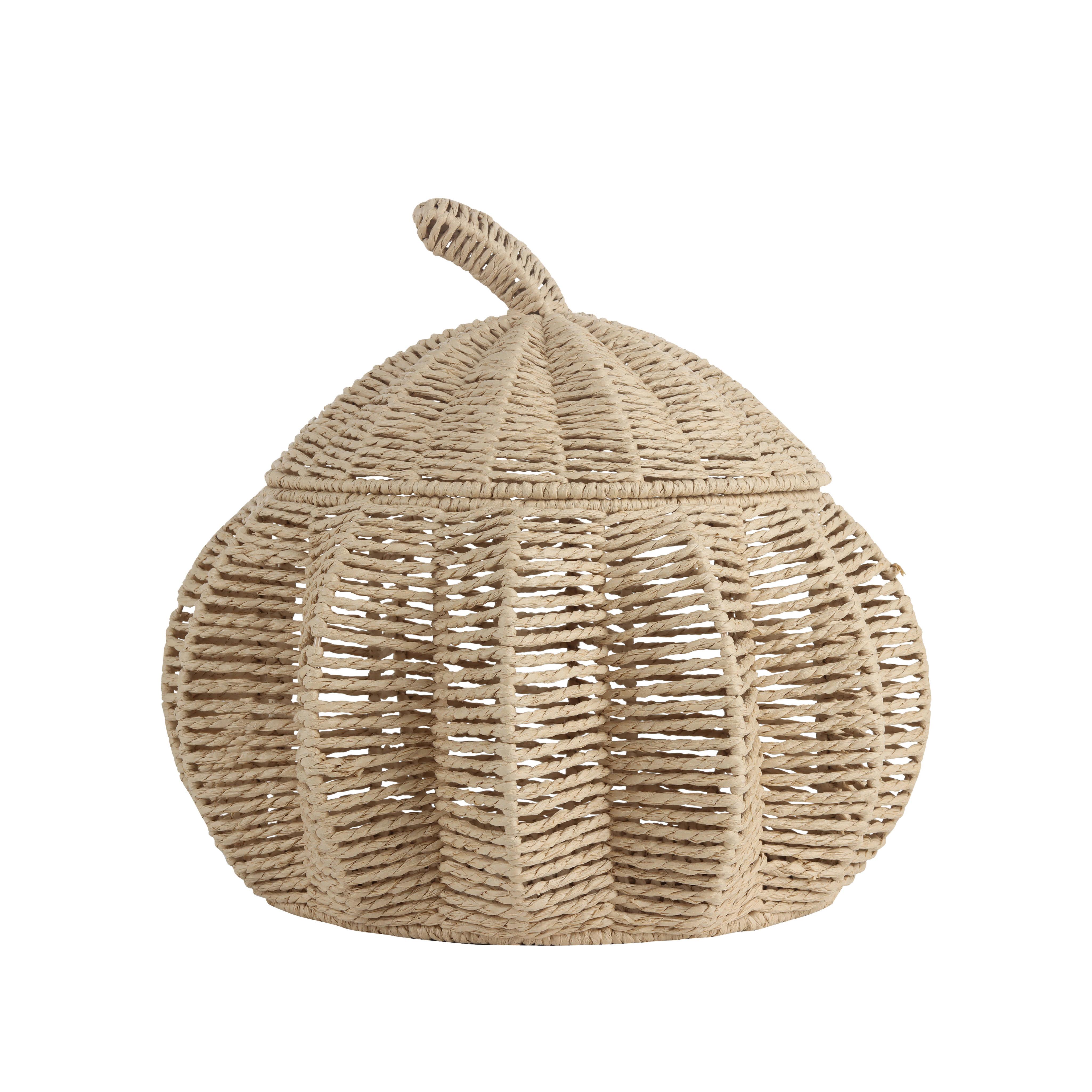 Koš BASTI - přírodní barvy, kov/papír (39/36,5cm) - Mömax