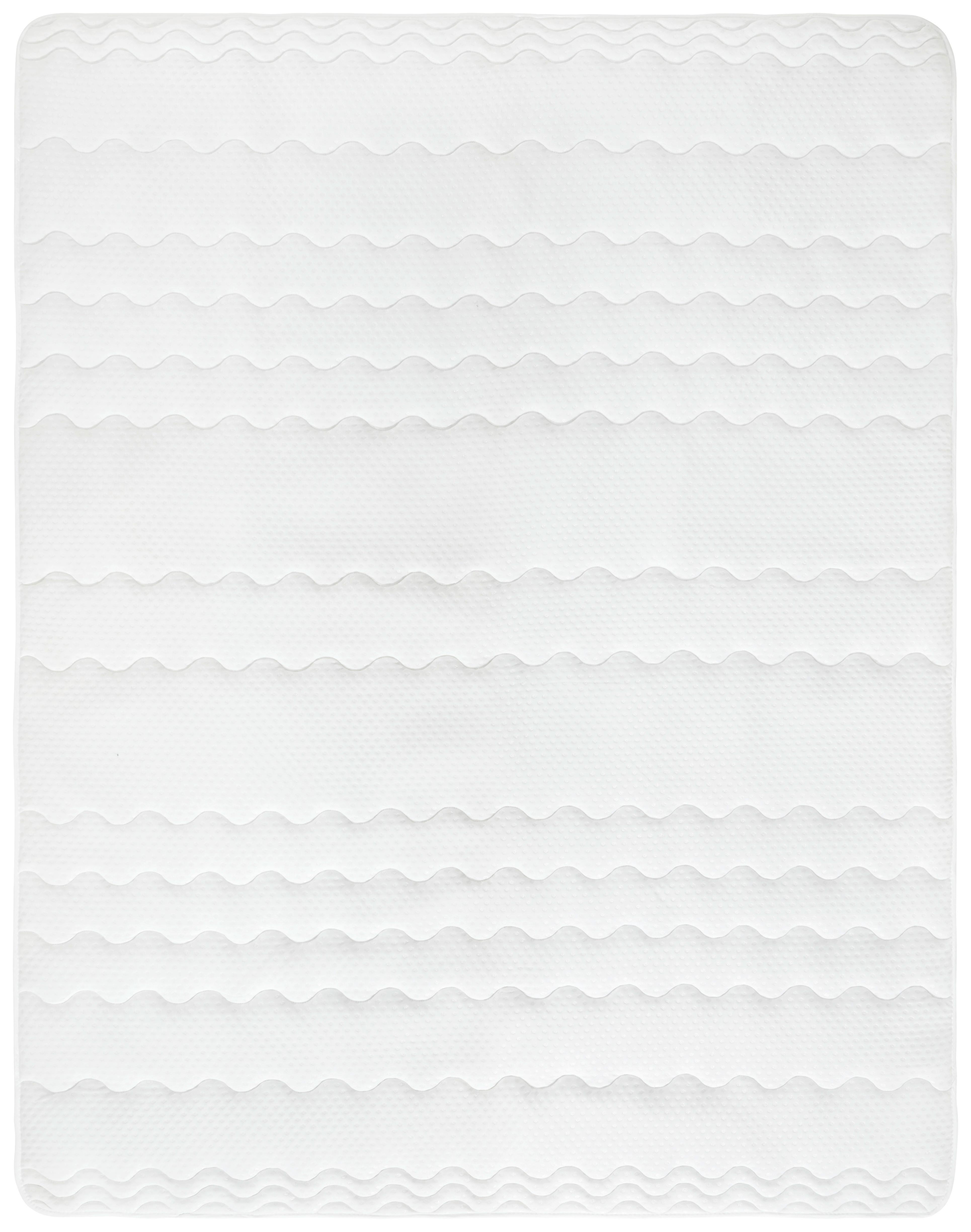 Podložka Na Matrac Visco, 160/200cm, Biela - biela, textil (160/200cm) - Nadana