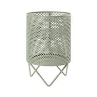 Teelichthalter Samantha - Olivgrün, MODERN, Metall (8,5/13cm) - Luca Bessoni