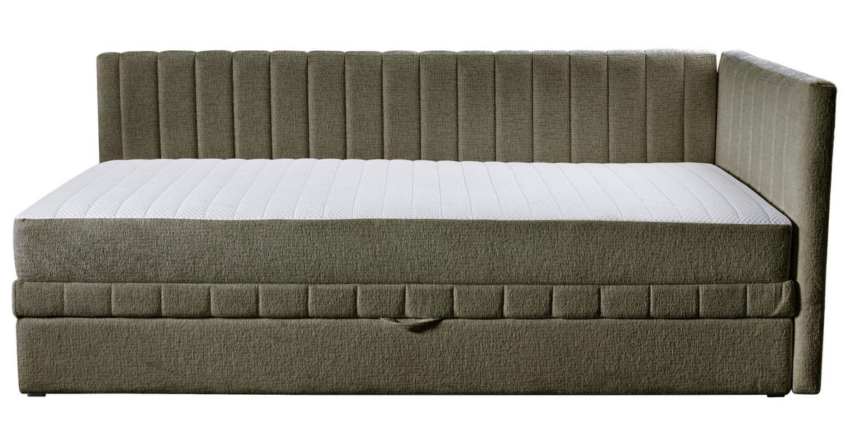 MID.YOU Schlafsofa Roma Chenille grün, B: 212cm online kaufen Möbelix