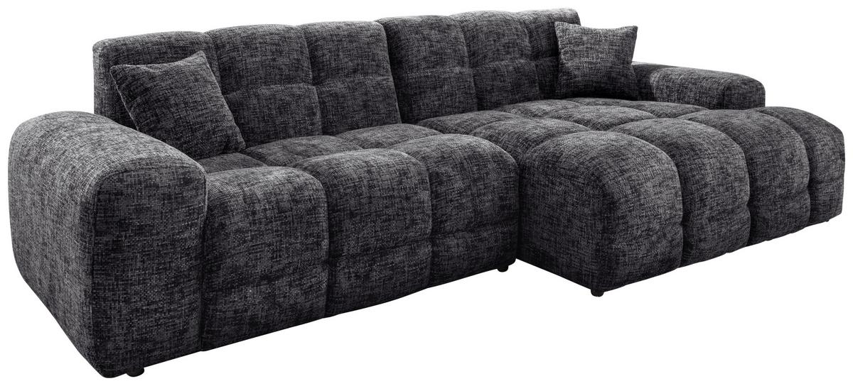Ecksofa Bosco, Schwarz S: 301x152 cm - Schwarz, MODERN, Textil (301/152cm) - Livetastic