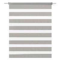 DOPPELROLLO Grau B: 40 cm - Grau, Design, Textil (40/150cm)