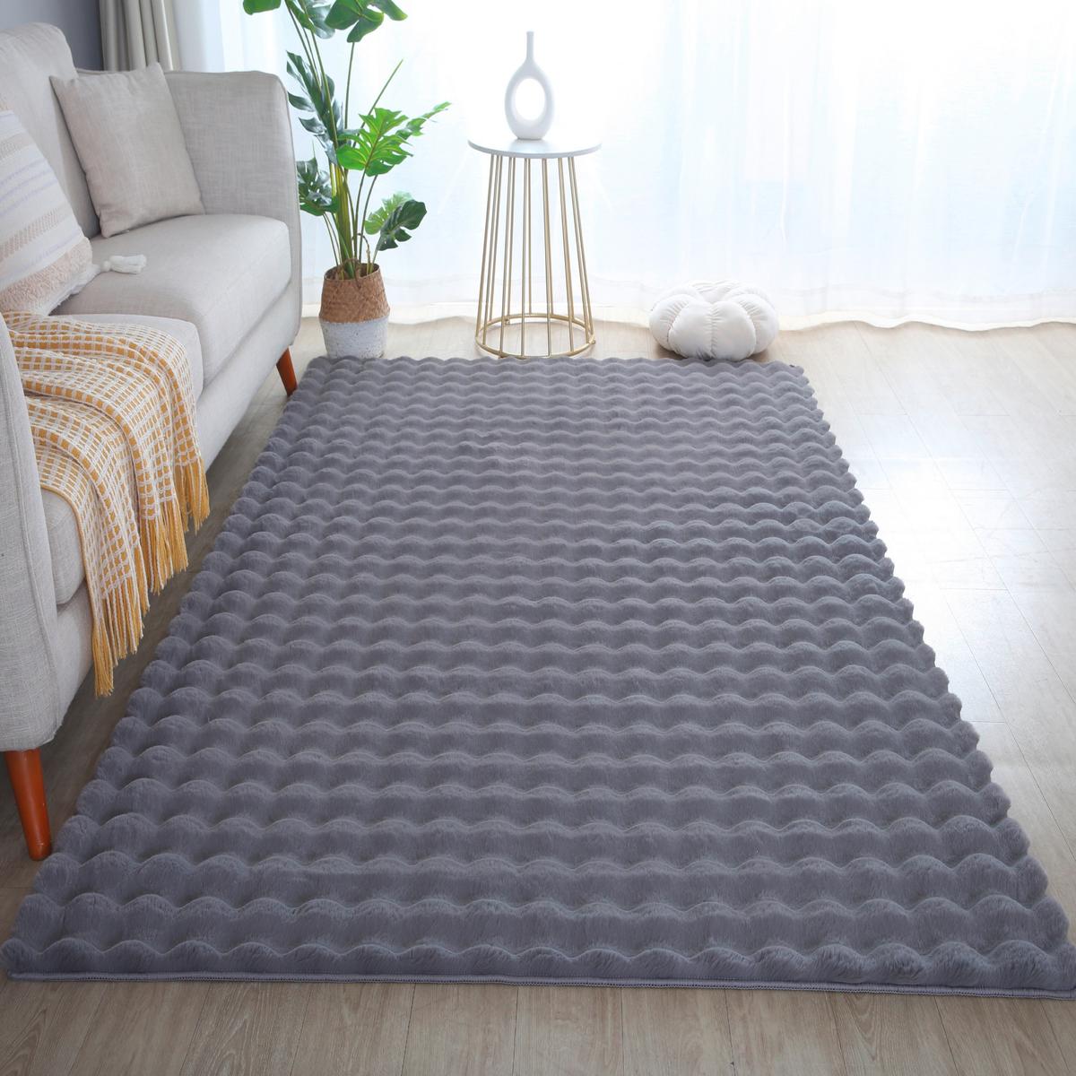 Hochflorteppich, Grau,f: 25mm Ambiance - Grau, Basics, Textil (80/250cm)