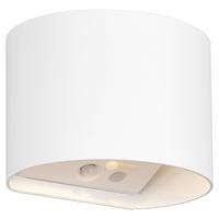 Led Falilámpa Ivan - fehér, Modern, műanyag (13,9/11,8/10cm) - Luca Bessoni