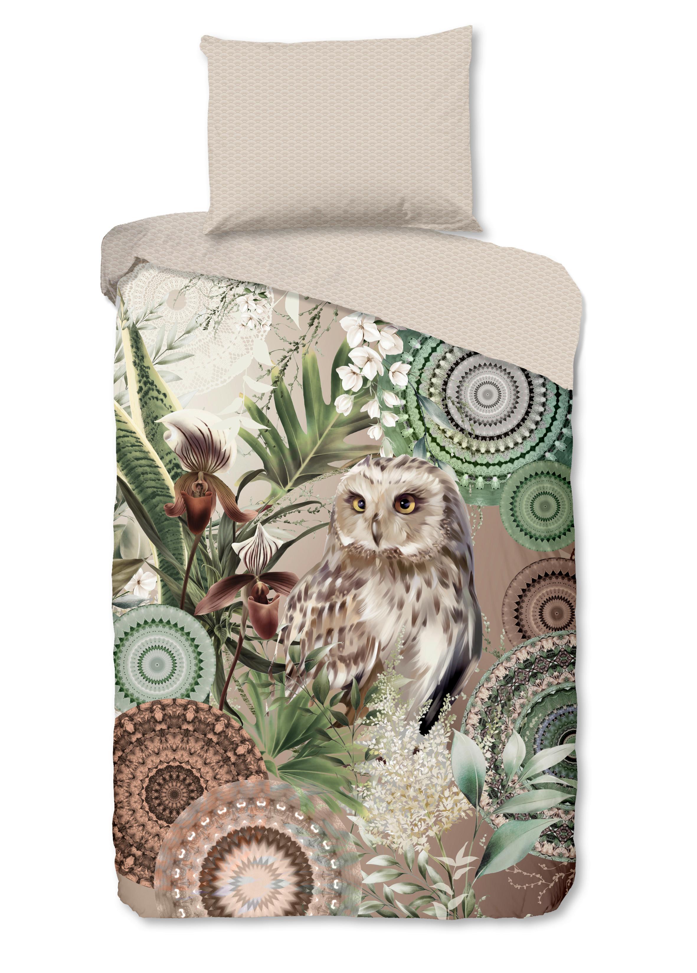 Bettwäsche Kirja Braun Sandfarben 140x200 Cm