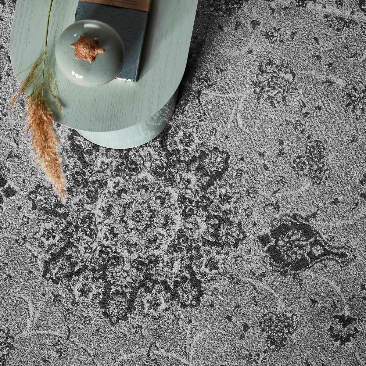 Webteppich Bristol - Grau, LIFESTYLE, Textil (80/150cm) - WECON HOME
