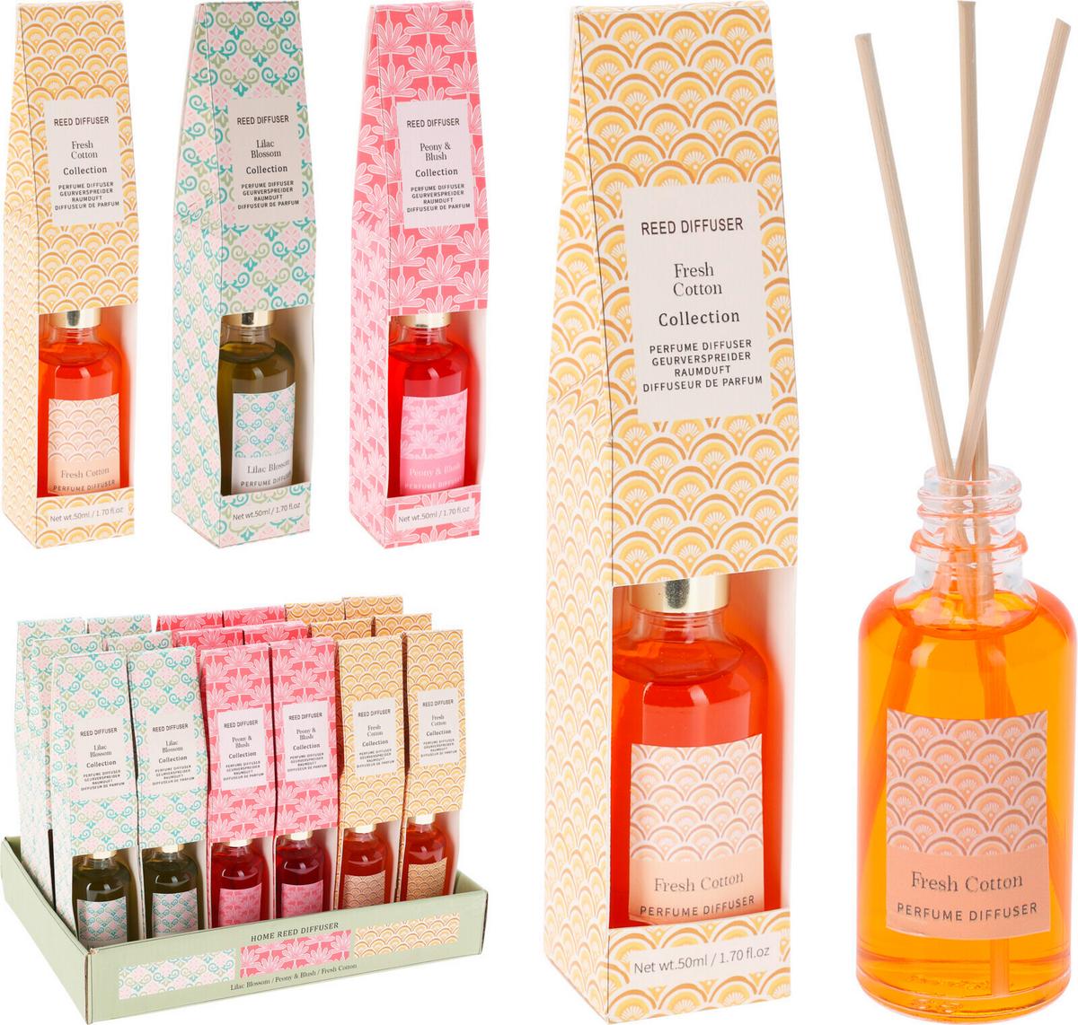 Aróma difúzér DIFFUSER - pink/žltá (0.05l)