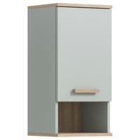 Hängescrank Star Eiche/graugrün B: 34 Cm - Graugrün/Eiche San Remo, MODERN, Holzwerkstoff (34/68/28cm) - MID.YOU