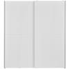 Schwebetürschrank Time Weiß, B: 170 cm - Weiß, Basics, Holzwerkstoff (170/191/59cm)