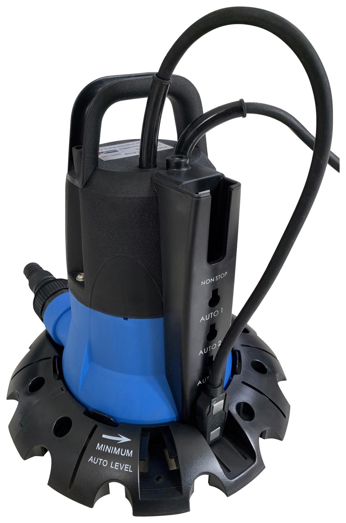 KOMBIPUMPE 2-IN-1-ENTWÄSSERUNGSPUMPE - Schwarz, Basics, Kunststoff/Metall (18/31/22cm)