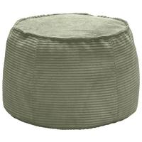 Taburet LUCYLLA, olivově zelený manšestr - olivově zelená, Moderní, textil (60/60/38cm) - Mömax