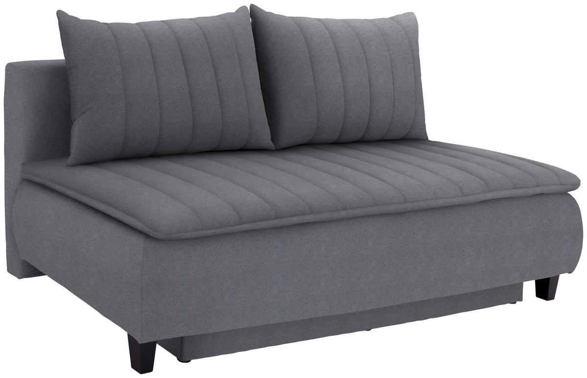 Boxspring pohovka na spanie Marino, tmavosivá - čierna/tmavosivá, Modern, drevo/textil (208/102/96cm) - Luca Bessoni