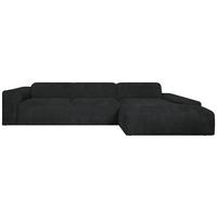 ECKSOFA Hannah Schwarz 343x170 cm - Schwarz, Design, Textil (343/170cm) - MID.YOU