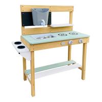 Sand- und Wassertisch A031.038.00 - Braun/Weiß, KONVENTIONELL, Holz (80/88/33cm) - Ambia Garden