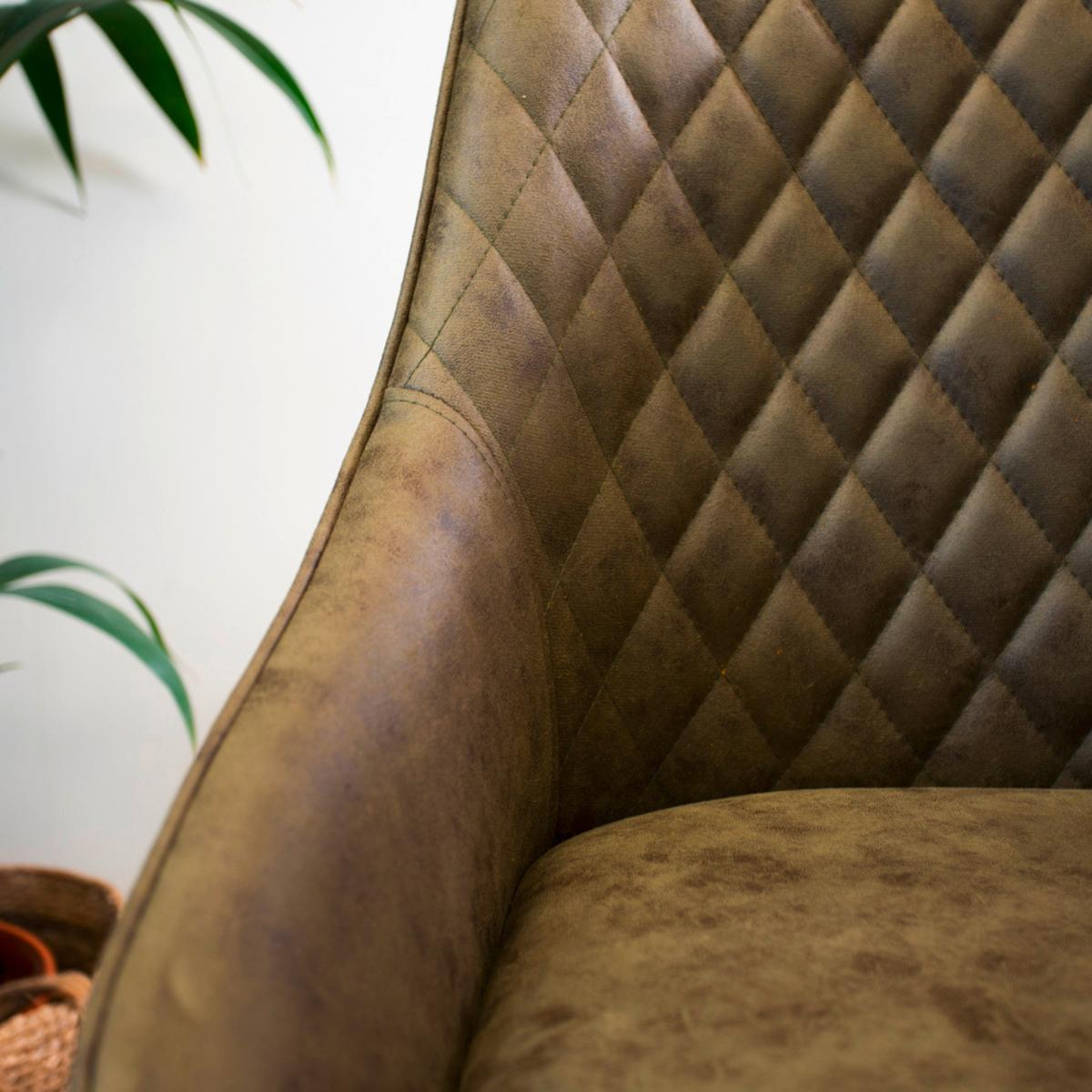 Drehstuhl Kayne Grün B: 60cm - Grün, MODERN, Kunststoff/Textil (60/84/64,5cm) - MID.YOU