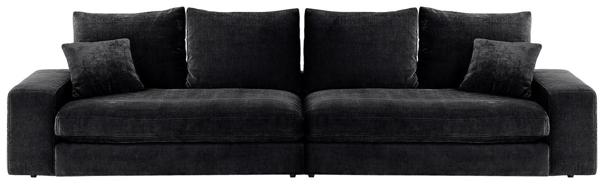 Bigsofa Be Relaxed - Schwarz, MODERN, Textil (314/67/125cm) - MID.YOU