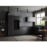 Eckküche Oliver Grau S: 340x172 Cm - Grau, Design, Holzwerkstoff (340/172cm) - Respekta