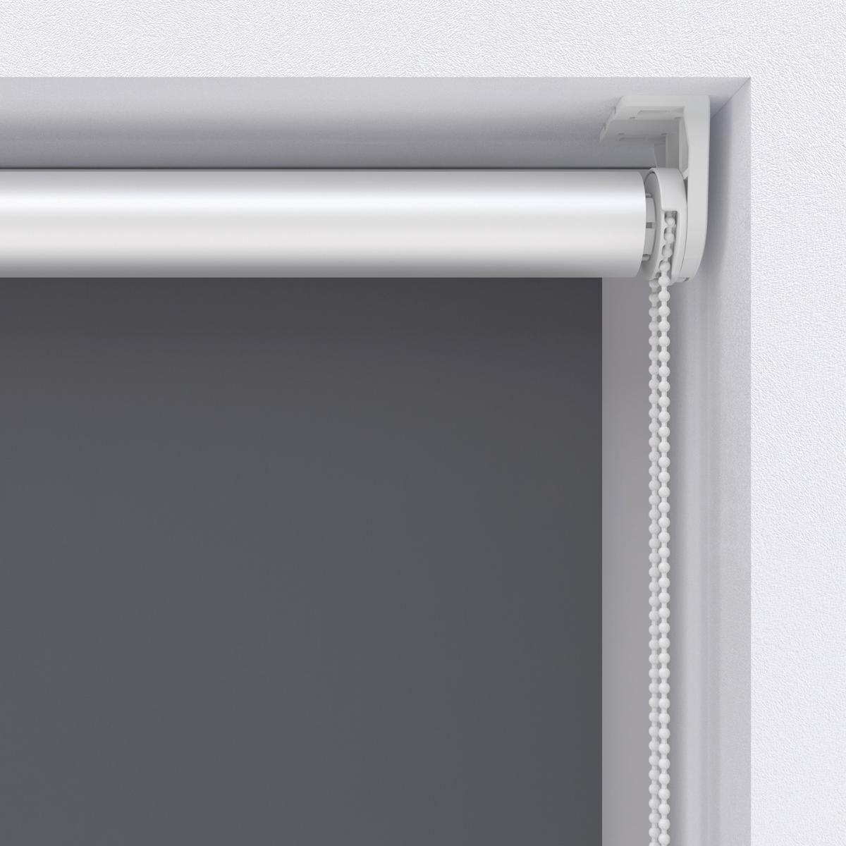 Rollo Thermo 80x150 cm mit Kettenzug - Grau, Basics, Kunststoff (80/150cm)