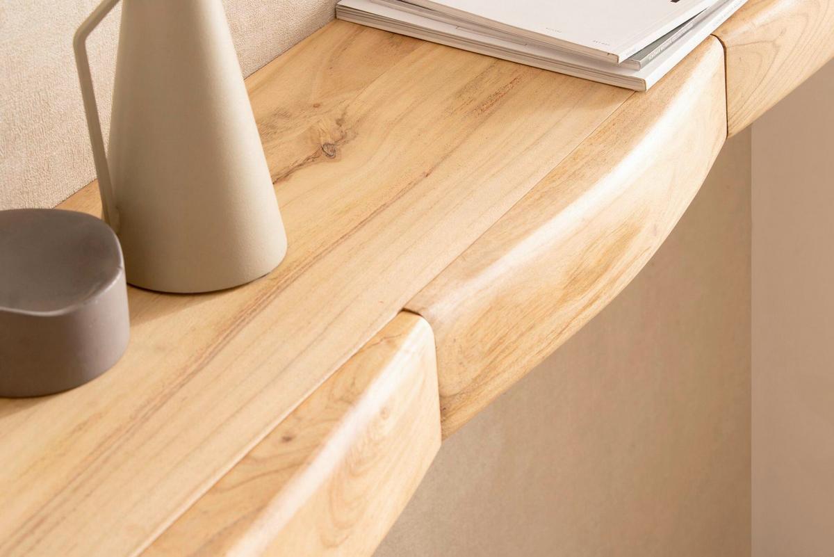 WANDBOARD Akaziefarben B: 120cm - Akaziefarben, Design, Holz (120/8/20cm) - Livetastic