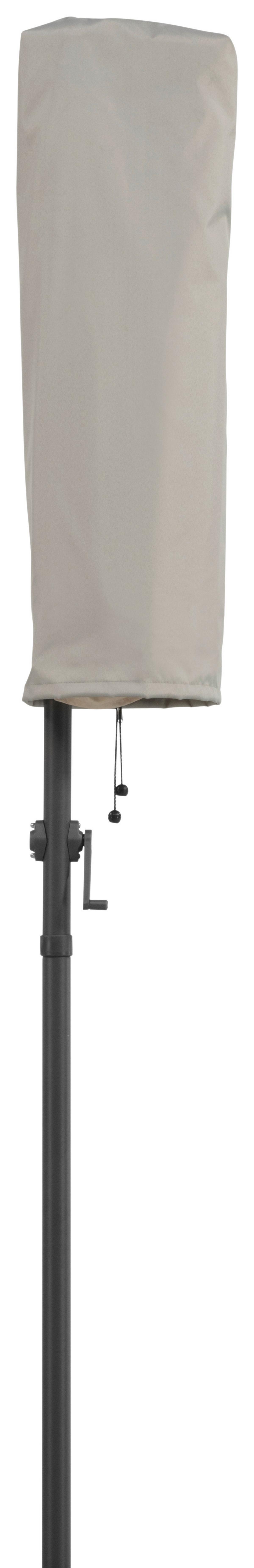 Ampelschirm Salerno Mezza BxHxT: 150x228x150 cm Anthrazit - Anthrazit, Basics, Textil/Metall (150/228/150cm) - Schneider