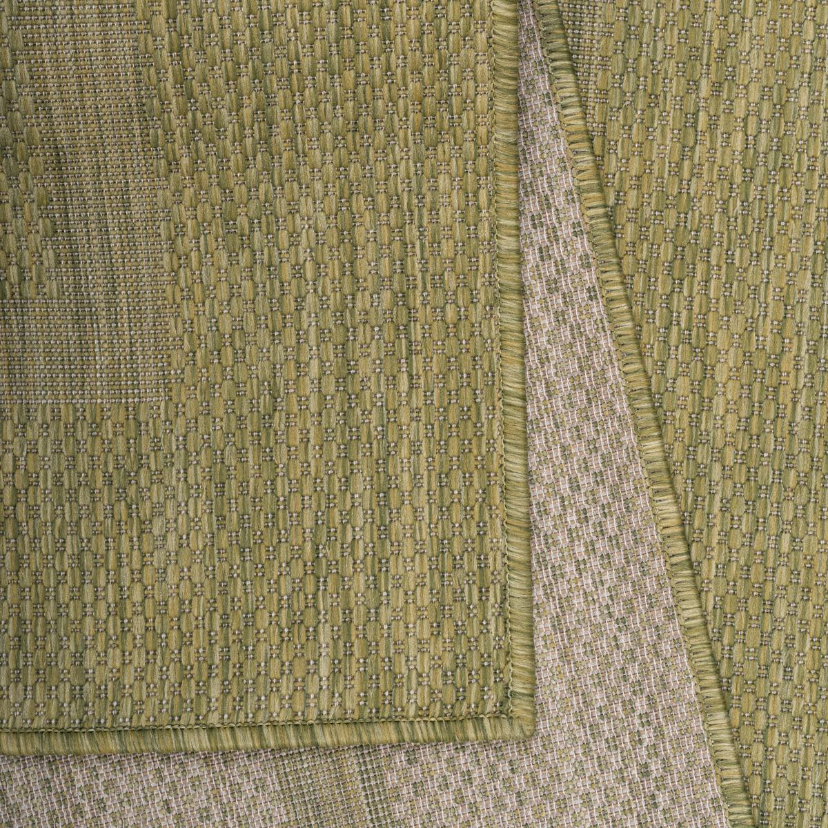 Flachwebteppich Relax - Grün, Basics, Textil (120/120cm) - Novel