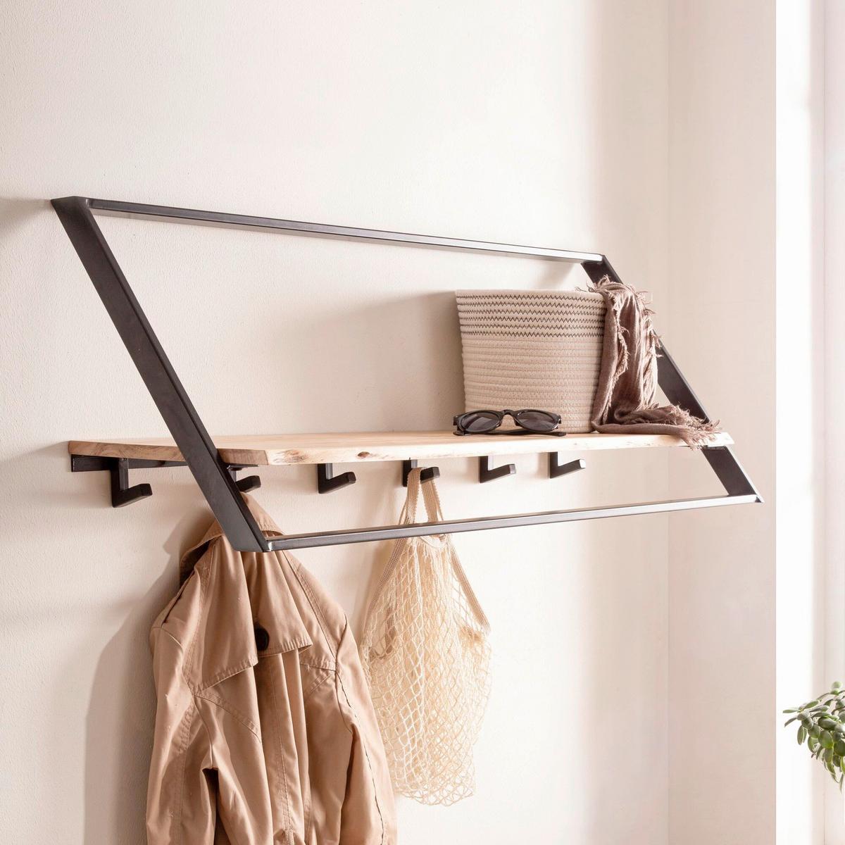 GARDEROBE Akaziefarben B: 100cm - Akaziefarben, Design, Holz (100/40/32,5cm) - Livetastic