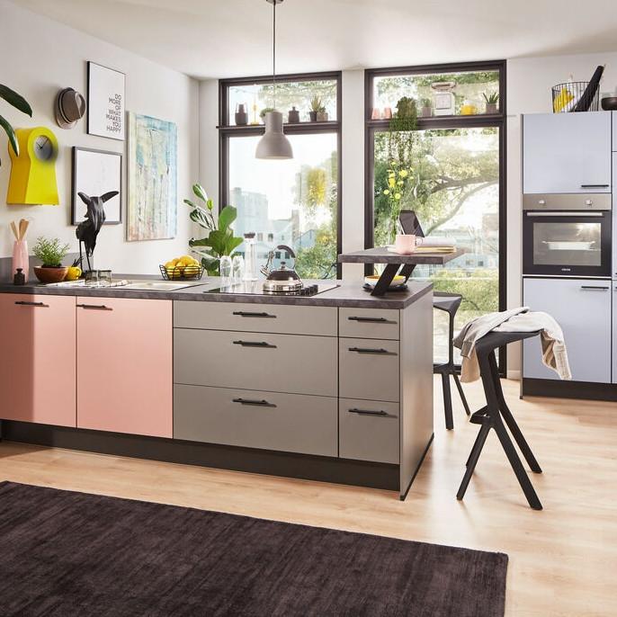Einbauküchen Pn 100/105 Frei Planbar Modernes Design - Holzwerkstoff - Pino