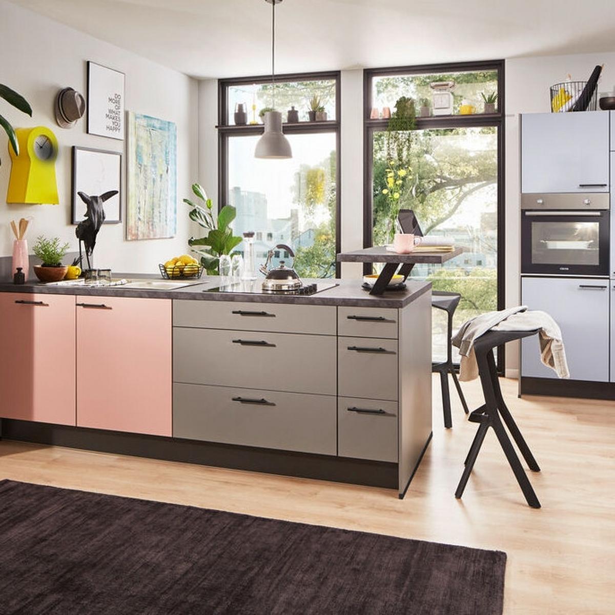 Einbauküchen Pn 100/105 Frei Planbar Modernes Design - Holzwerkstoff - Pino
