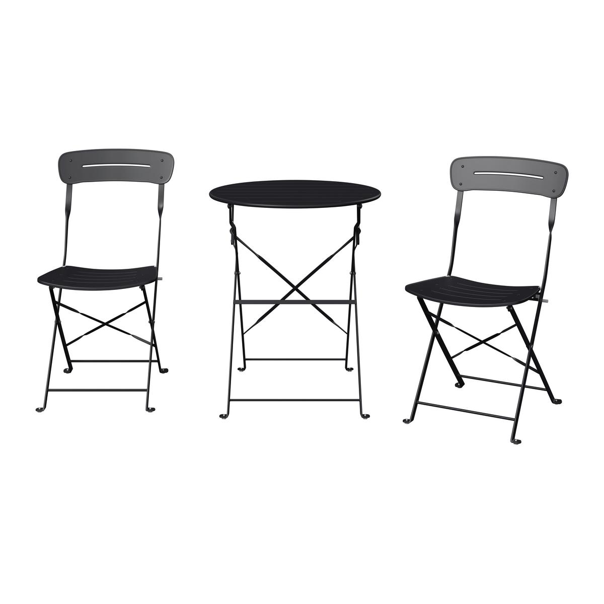 Balkonset Paris *ph* - Grau, MODERN, Metall - Beldano