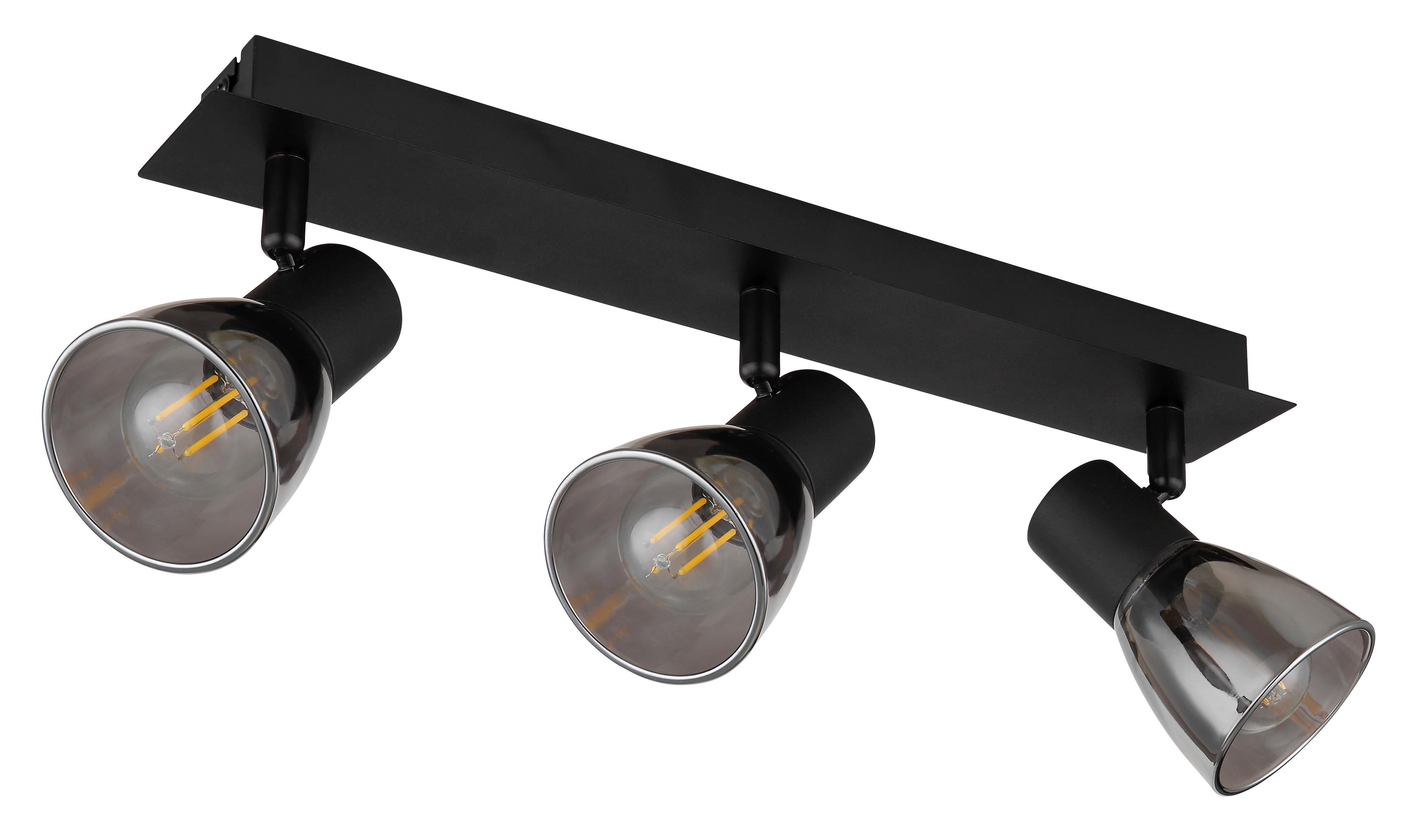 Strahler 54307-3 - Schwarz, Design, Glas/Metall (40/7/15,5cm) - Globo