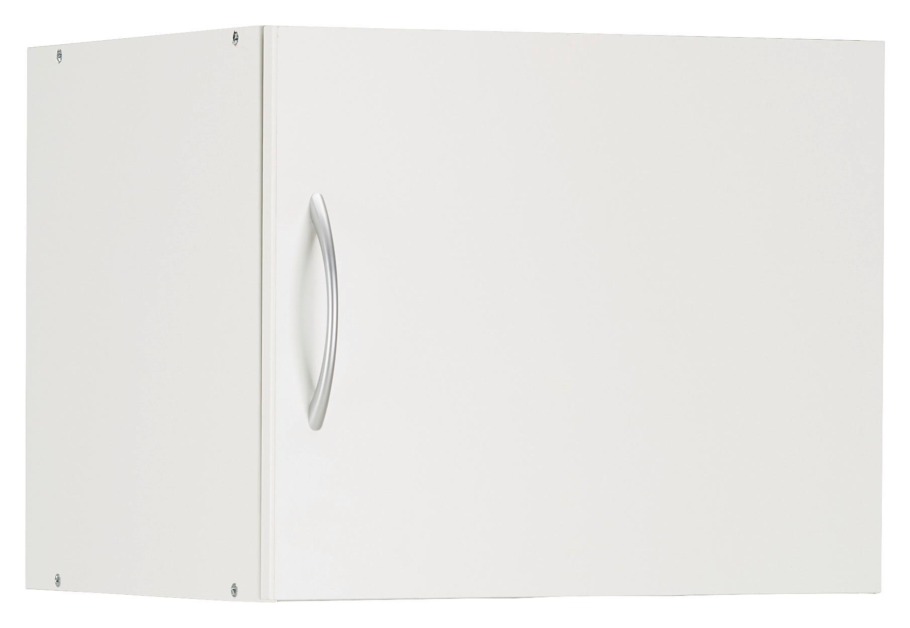 NÁSTAVEC NA SKŘÍŇ MRK - bílá/barvy hliníku, Konvenční, kompozitní dřevo/plast (50/40/40cm) - Mömax