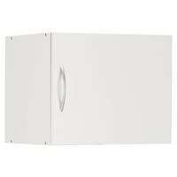 NADSTAVEC NA SKRIŇU MRK - biela/hliníková, Konventionell, kompozitné drevo/plast (50/40/40cm) - Mömax