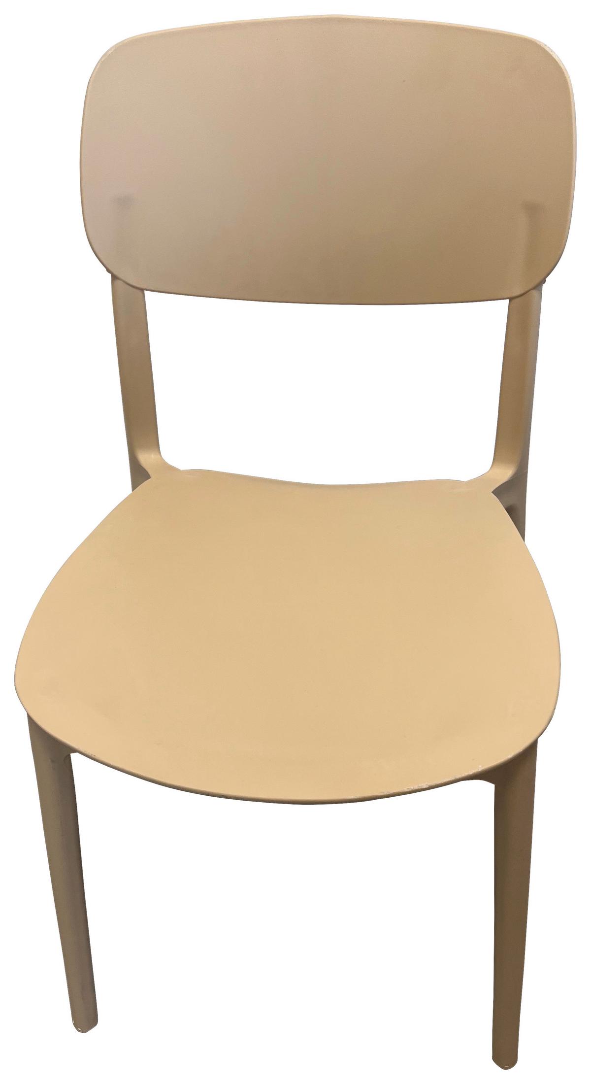 Stohovatelní židle JIŘÍ *CENOVÝ TRHÁK* béžová - béžová, Moderní, plast (44/78/49cm) - Based