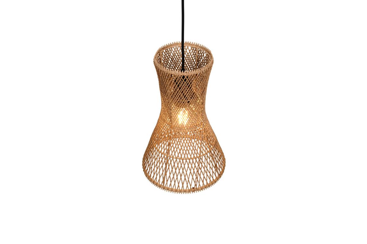 HÄNGELEUCHTE Bijou Braun Schwarz D: 20 cm - Schwarz/Braun, LIFESTYLE, Papier (20/150cm)