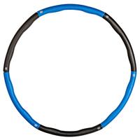 Hula-Hoop-Fitness-Reifen Fitness Hoop 1.2 Blau/Schwarz - Blau/Schwarz, KONVENTIONELL, Kunststoff (75 - 98cm)