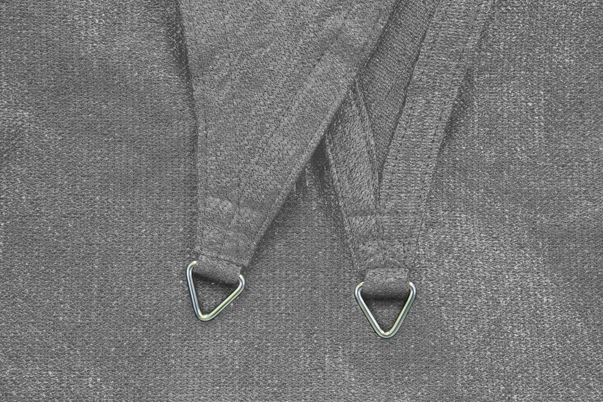Sonnensegel Dreieck 5 m Silbergrau - Silberfarben, Basics, Textil (500/0,5/500cm) - Schneider