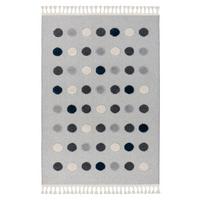 Flachwebteppich My Fano 394 Dots 120x170 - Multicolor/Schwarz, Basics, Textil (120/170cm) - Obsession