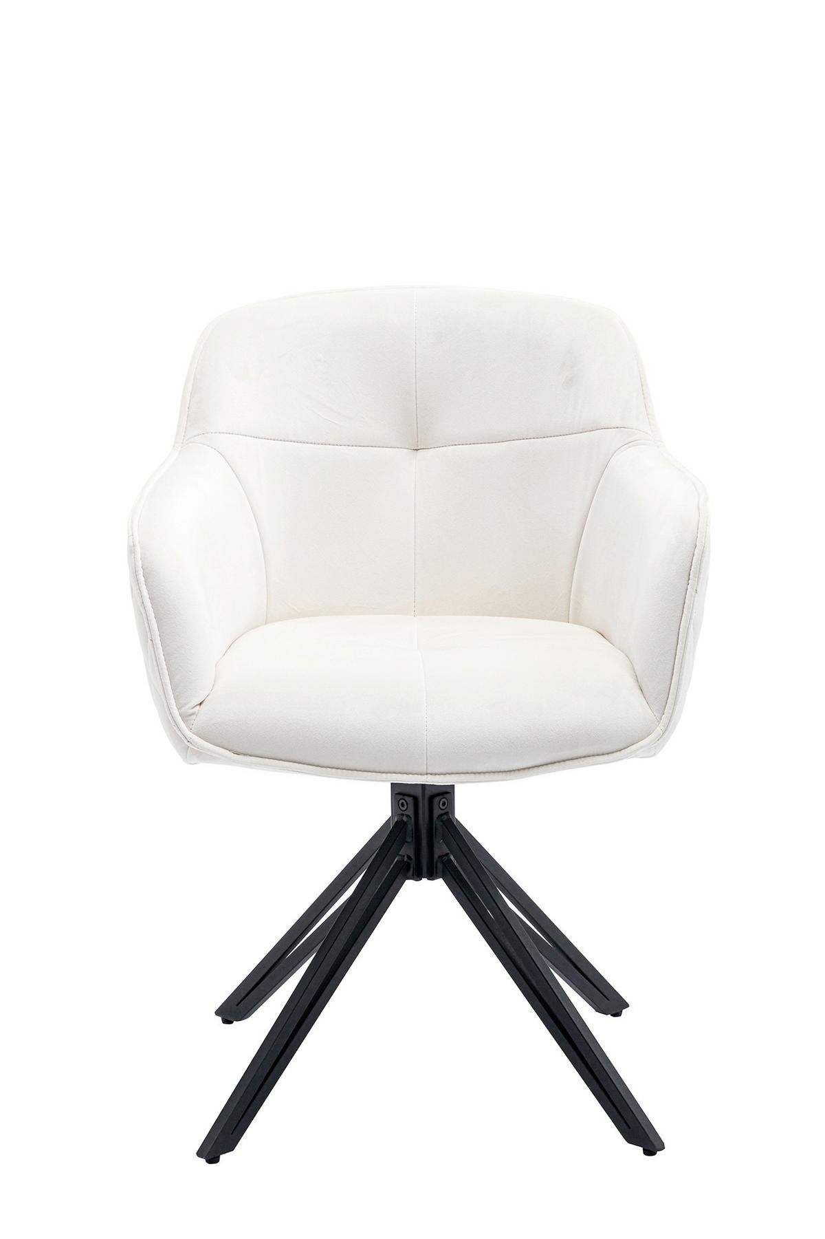 Armlehnstuhl Beige B: 59 Cm - Beige/Schwarz, MODERN, Textil/Metall (59/83/60cm) - Livetastic