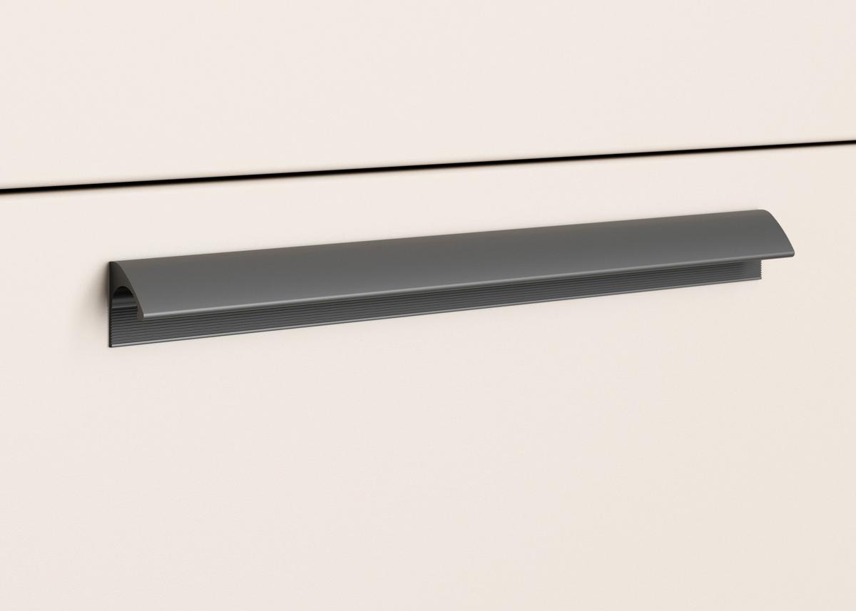 Küchenblock Aveiro Kaschmir/Eiche Wotan B: 360cm - Kaschmir/Eiche Wotan, Trend, Holzwerkstoff/Metall (360cm) - Held