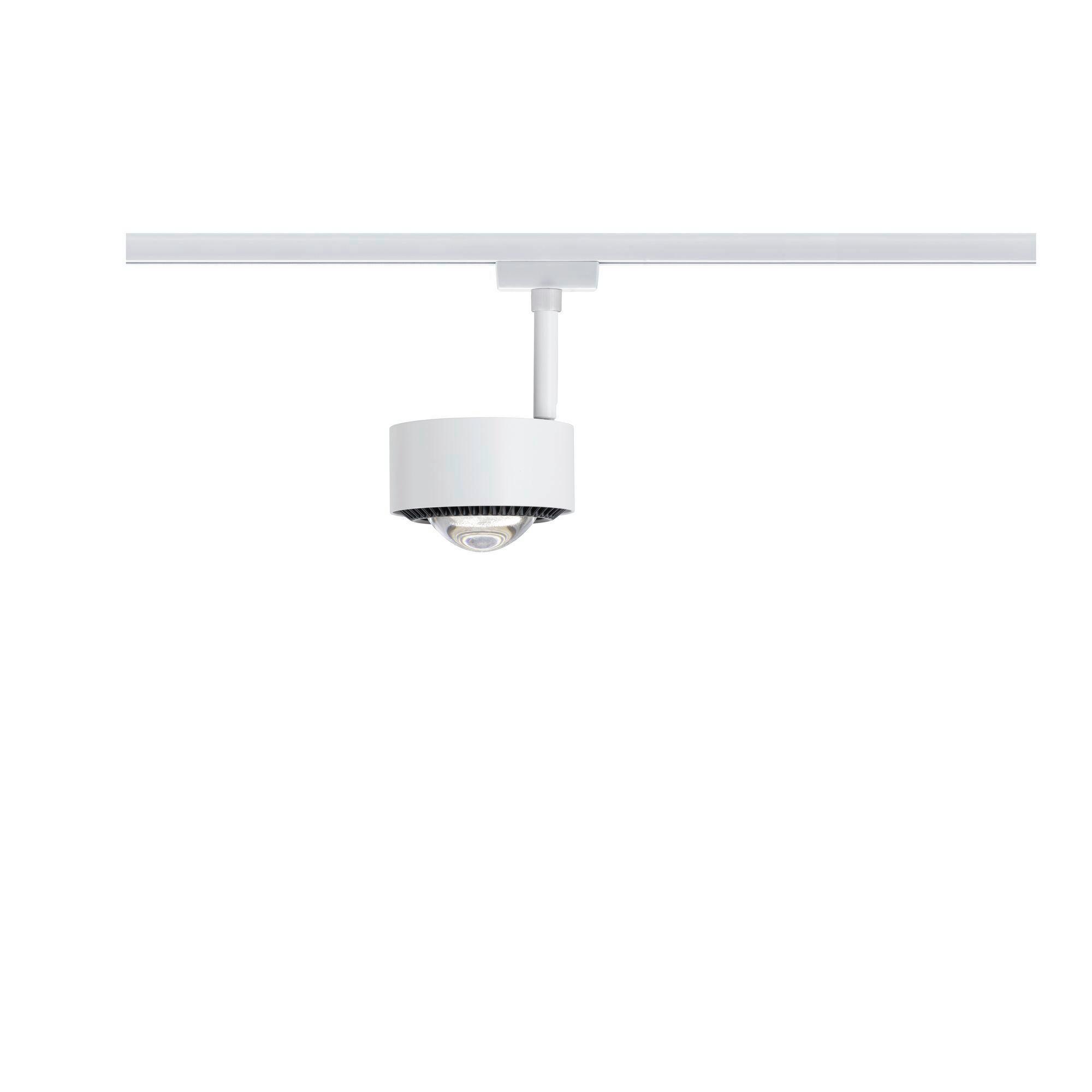 Schienensystem Strahler 95395 In Schwarz/weiß, Rund - Schwarz/Weiß, Basics, Metall (9,8cm) - Paulmann