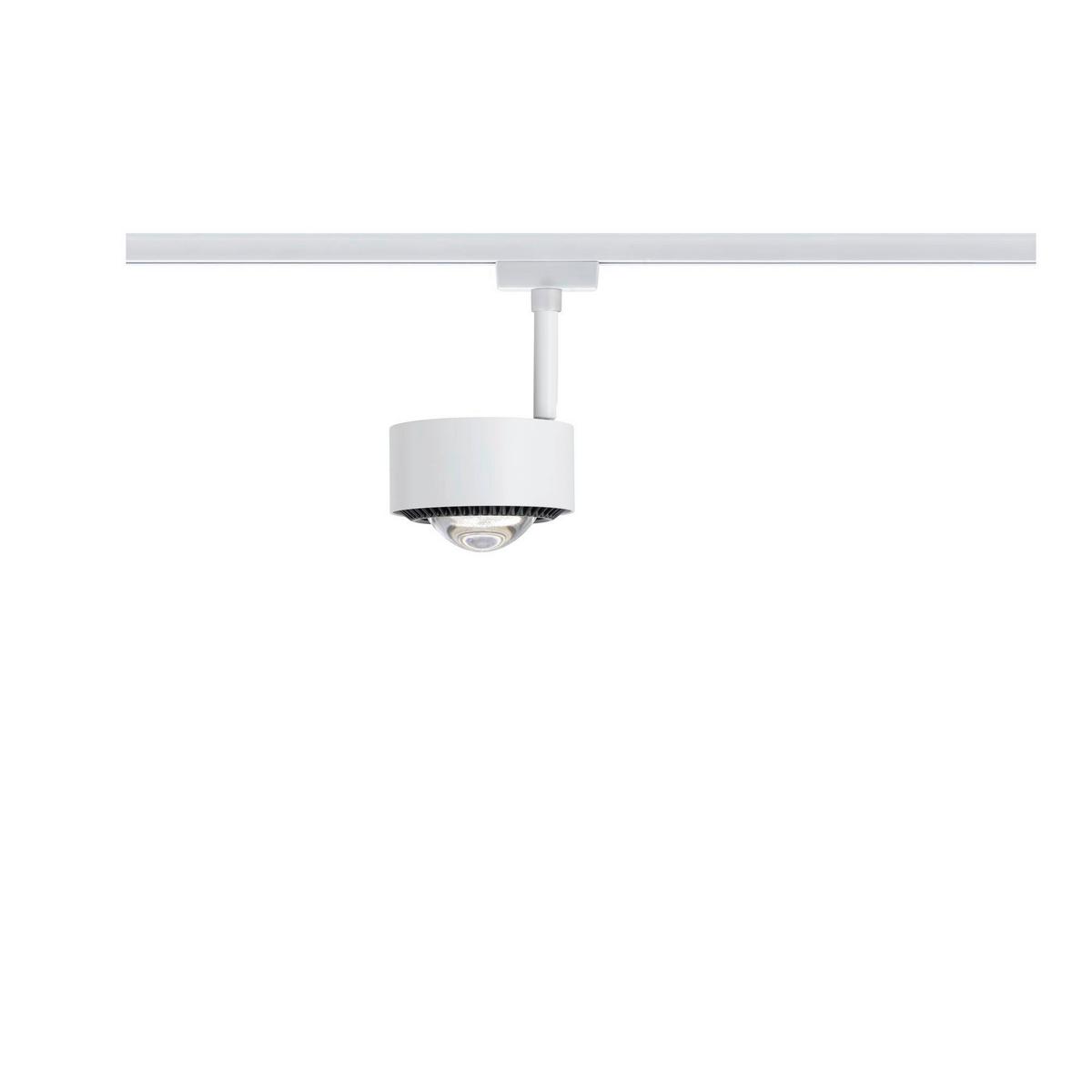 Schienensystem Strahler 95395 In Schwarz/weiß, Rund - Schwarz/Weiß, Basics, Metall (9,8cm) - Paulmann