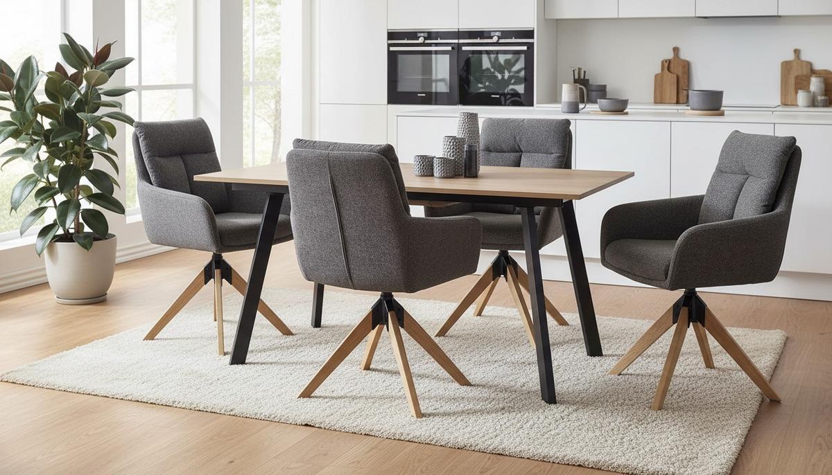 Esstisch Theo Eiche Artisan L: 140-180 cm - Schwarz/Eiche Artisan, MODERN, Holzwerkstoff/Metall (140/180/90/76cm) - Livetastic