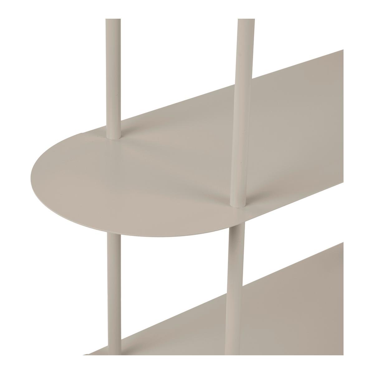 REGAL Rieti, Beige B: 90 cm - Beige, Design, Metall (90/150/31cm) - MID.YOU